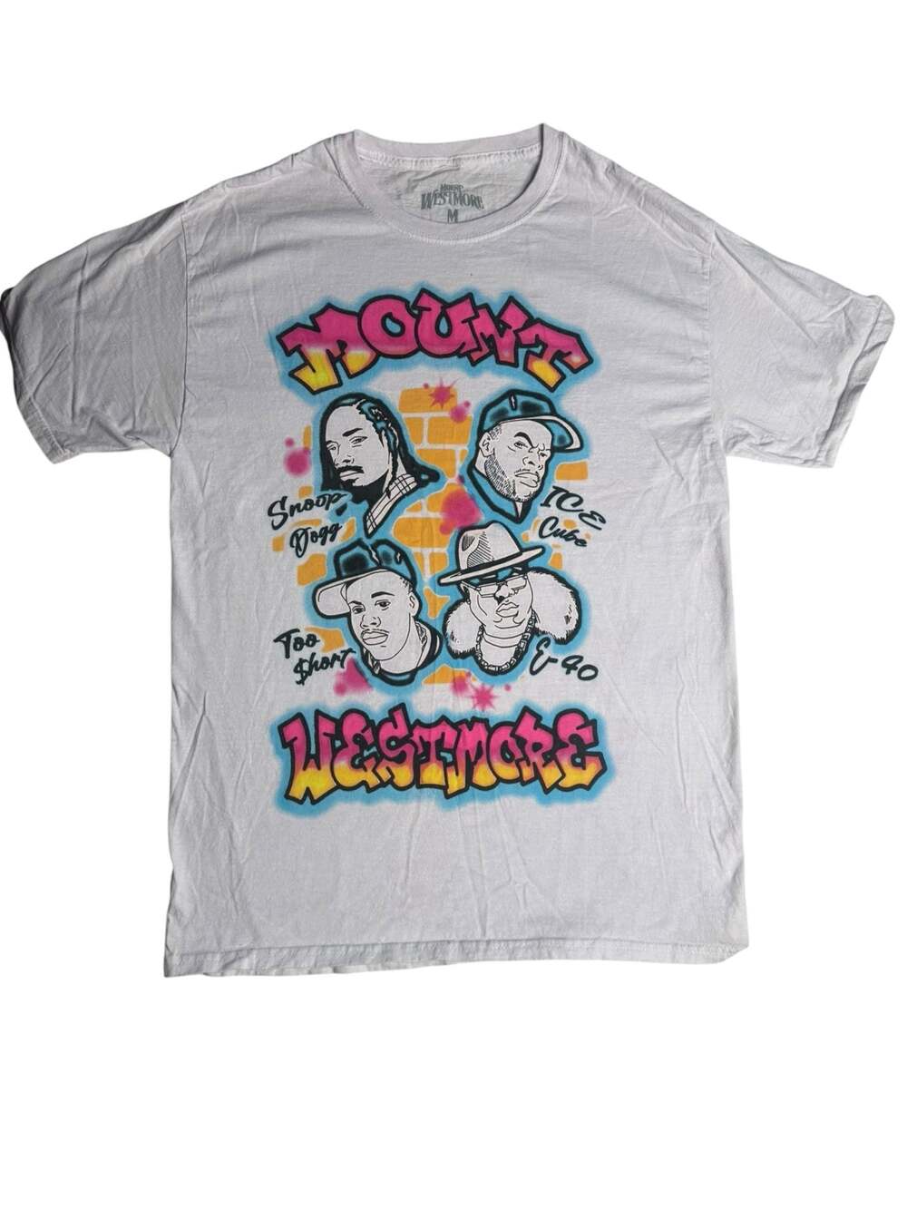 Mount Westmore Snoop Dogg Ice Cube Too $hort E-40 Graphic T-Shirt Size M